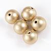 Matte Style Spray Painted Acrylic Beads ACRP-S669-14mm-02-1