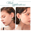 30Pcs 5 Colors Ion Plating(IP) 304 Stainless Steel Stud Earring Findings EJEW-UN0001-66-8
