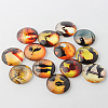 Half Round Love Dusk Photo Glass Dome Cabochons GGLA-A002-20mm-HH-1