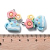 Spring Theme Opaque Resin Pendants LS-RESI-R444-04A-3