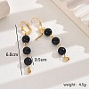 New Chinese Style Copper Tassel Bead Earrings for Women Party FF1600-2-1