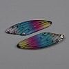 4Pcs 2 Sizes Transparent Resin Pendants RESI-TAC0010-79E-2