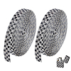 2Pcs Tartan Pattern Hotfix Glass Rhinestone DIY-ME0001-63A-1
