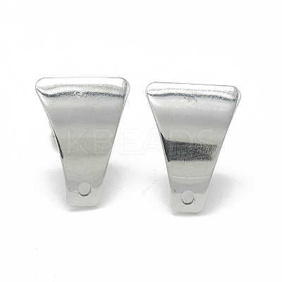 Non-Tarnish 304 Stainless Steel Stud Earring Findings STAS-Q225-10A-1