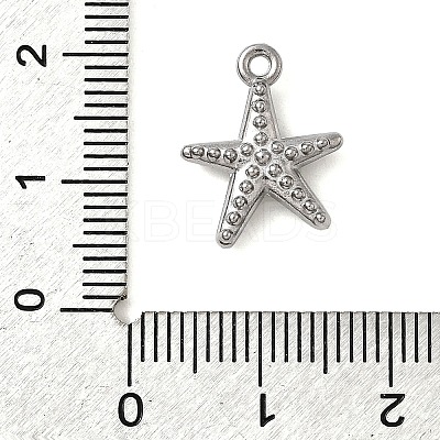 304 Stainless Steel Pendants STAS-B103-02C-P-1