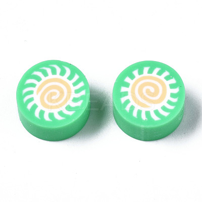 Handmade Polymer Clay Beads CLAY-N008-037E-1