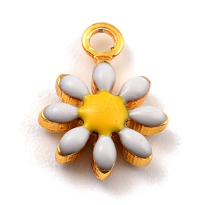 Brass Enamel Charms X-KK-K260-03G-RS-1