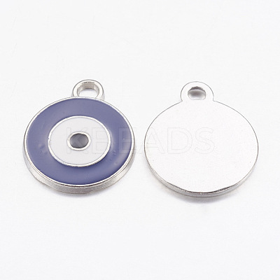 Zinc Alloy Enamel Pendants X-ENAM-S001-3-1