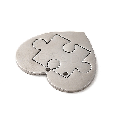 Non-Tarnish 304 Stainless Steel Split Pendants STAS-H212-12P-1