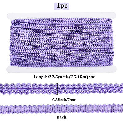 27.5Yards Polyester Lace Trim Ribbon OCOR-GF0004-81D-1