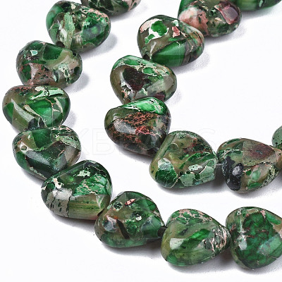 Natural Imperial Jasper Beads Strands G-S366-065C-1