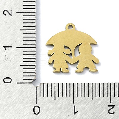 304 Stainless Steel Charms STAS-C097-32G-1