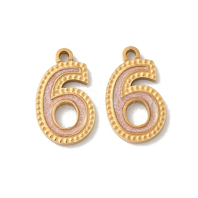 304 Stainless Steel Enamel Pendants STAS-I351-20G-6-1
