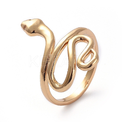 Adjustable Brass Cuff Rings LS-RJEW-G096-32G-1