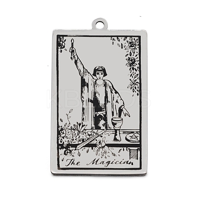 Non-Tarnish 201 Stainless Steel Pendants STAS-S105-LA211-21-1