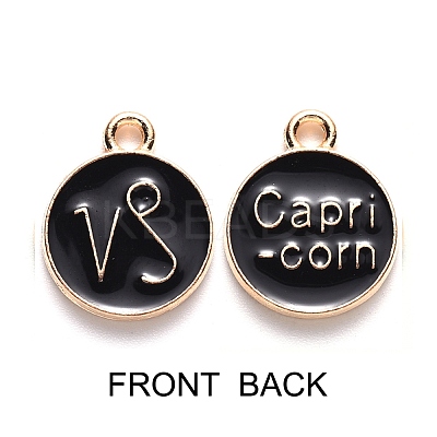 Alloy Enamel Pendants ENAM-SZ0001-28C-E-1