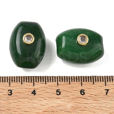 Dyed Natural White Jade European Beads GG-CBA105B-02K-G-1