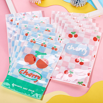 20Pcs 2 Colors Rectangle PET Resealable Packaging Bags ABAG-TA0001-33A-1