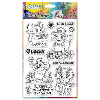 PVC Plastic Clear Stamps DIY-WH0618-0262-1