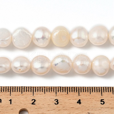Natural Cultured Freshwater Pearl Beads Strands PEAR-P064-19K-04B-1