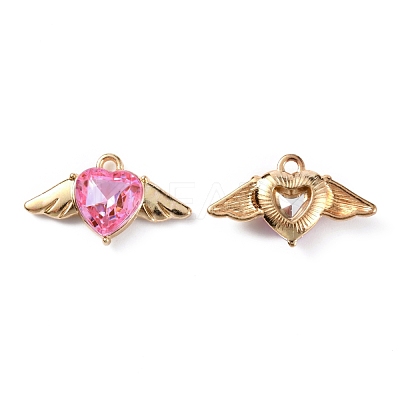 Zinc Alloy Rhinestone Pendants ALRI-TAC0003-24J-1