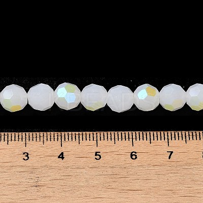 Imitation Jade Glass Beads Strands EGLA-A035-J8mm-L05-1