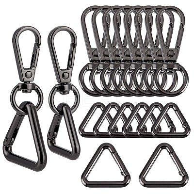 8Pcs Zinc Alloy Swivel Clasps FIND-GA0005-37B-1
