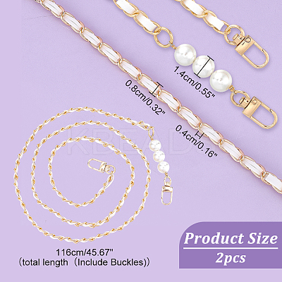 PU Leather Bag Straps FIND-WH0111-366A-1