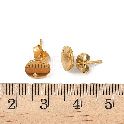 304 Stainless Steel Stud Earring Finding STAS-V015-26B-G-1