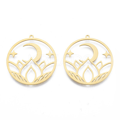 201 Stainless Steel Pendants STAS-N090-LA958-2-1