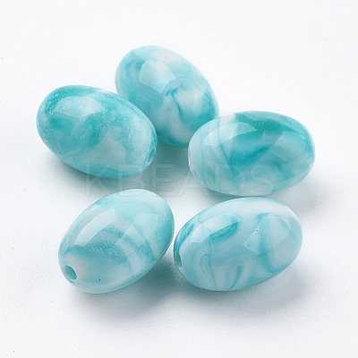 Acrylic Beads MACR-E025-32-12x17mm-1
