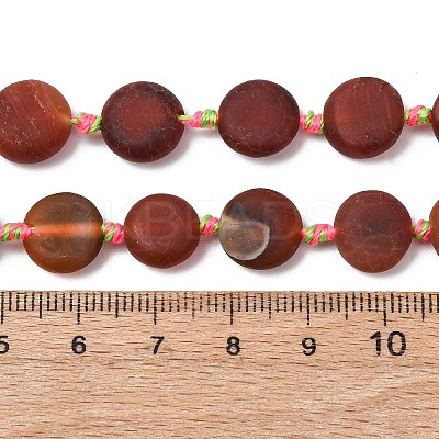 Natural Red Agate Beads Strands G-B177-B02-03-1