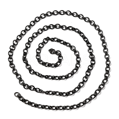 304 Stainless Steel Oval Link Chains CHS-Z007-01B-1