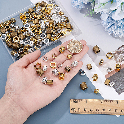 Tibetan Style Alloy Beads PALLOY-NB0001-54-1