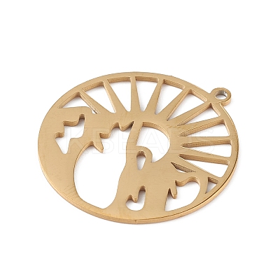 201 Stainless Steel Pendants LS-STAS-K250-01G-1