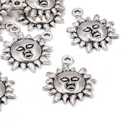 Tibetan Style Alloy Pendants TIBEP-LF9244YKG-AS-FF-1