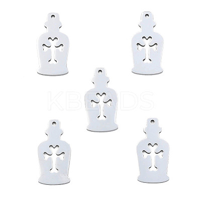 Non-Tarnish 201 Stainless Steel Pendants LS-STAS-N098-082P-1
