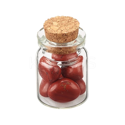 Transparent Glass Wishing Bottle Decoration DJEW-A001-01B-09-1