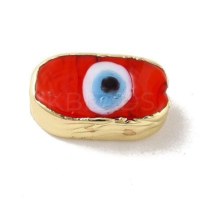 Handmade Evil Eye Lampwork Beads LAMP-D016-02LG-01-1