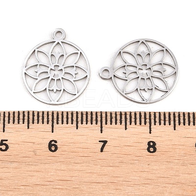 Buddhist 304 Stainless Steel Pendants LS-STAS-E521-06B-P-1