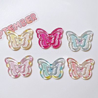 Transparent Acrylic Cabochons KY-P022-04M-1