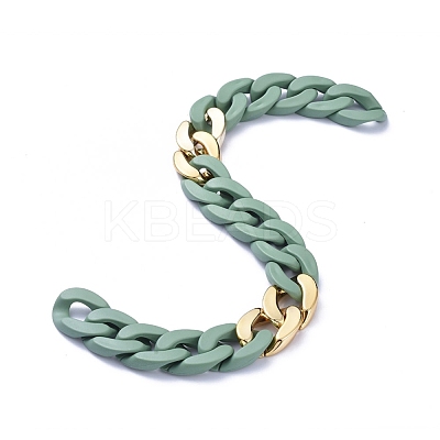 Handmade Curb Chains AJEW-JB00611-07-1