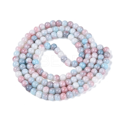 Ombre Effect Opaque Crackle Glass Beads Strands GLAA-Q106-01A-A03-1