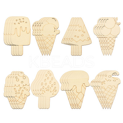 Unfinished Wood Ice Cream Cutouts WOOD-CJC0008-1