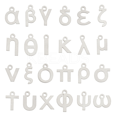 48Pcs 24 Styles 304 Stainless Steel Pendants STAS-UN0023-47-1