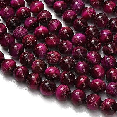 Natural Tiger Eye Beads Strands LS-G-F591-18-10mm-02-1