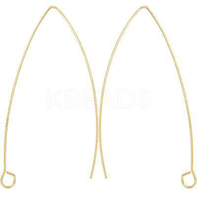 5 Pairs 925 Sterling Silver Earring Hooks STER-BBC0005-91-1