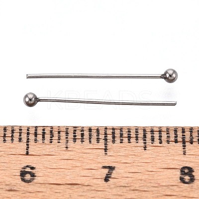 304 Stainless Steel Head Pins STAS-T065-20mm-20P-1