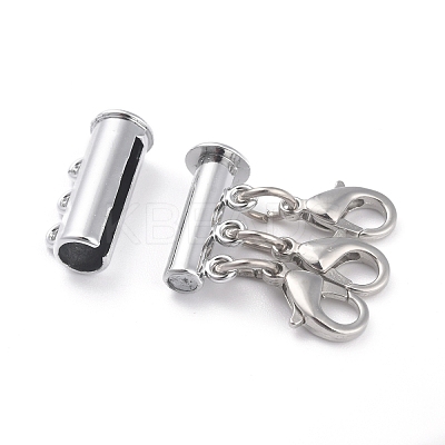 Alloy Magnetic Slide Lock Clasps LS-X-PALLOY-YW0001-17P-1