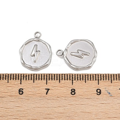 304 Stainless Steel Pendants STAS-B108-01P-02-1